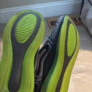 Nike | Shoes | Nike Air Max 72 Dark Gray With Neon Green  display picture 1